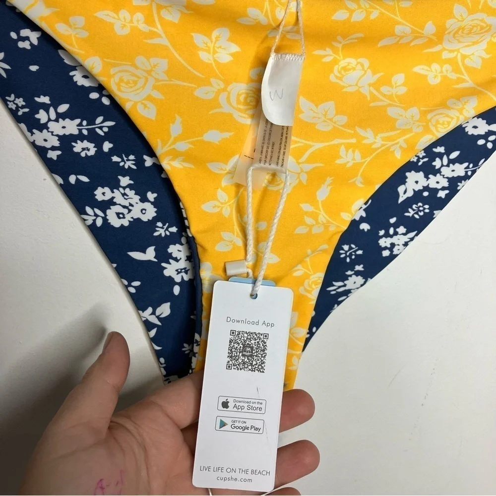 NWT Cupshe bikini‎ bottom size large